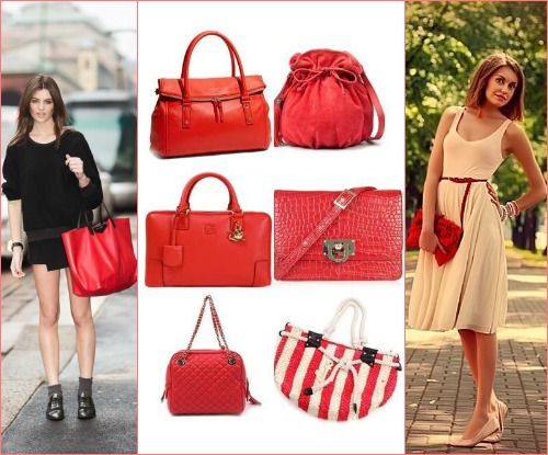 Как выбрать красную сумку?